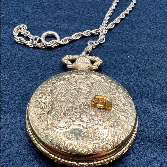 Reuge 10k Gold Plated Music Pocket Watch - Picture 5 of 7